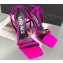 Versace Heel 10.5cm Crystal Medusa '95 Sandals Satin Fuchsia 2024