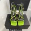 Versace Heel 10.5cm Crystal Medusa '95 Sandals Satin Grass Green 2024