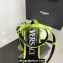 Versace Heel 10.5cm Crystal Medusa '95 Sandals Satin Grass Green 2024