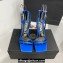 Versace Heel 10.5cm Crystal Medusa '95 Sandals Satin Blue 2024