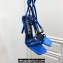 Versace Heel 10.5cm Crystal Medusa '95 Sandals Satin Blue 2024