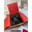 Christian Louboutin Heel 10cm Black Patent Leather and PVC Two-Band Just Nodo Bow Mules