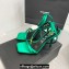 Versace Heel 10.5cm Crystal Medusa '95 Sandals Satin Green 2024