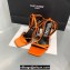 Versace Heel 10.5cm Crystal Medusa '95 Sandals Satin Orange 2024