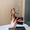 Versace Heel 10.5cm Crystal Medusa '95 Sandals Satin Orange 2024