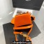 Versace Heel 10.5cm Crystal Medusa '95 Sandals Satin Orange 2024