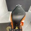 Versace Heel 10.5cm Gianni Ribbon Cage Satin Pumps Orange 2024