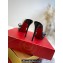 Christian Louboutin Heel 10cm Black Patent Leather and PVC Two-Band Just Nodo Bow Mules