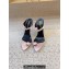 Saint Laurent Heel 10cm dive mules in crepe satin 742178 Pink 2024