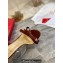 Christian Louboutin Heel 10cm Coffee Patent Leather and PVC Two-Band Just Nodo Bow Mules