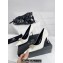 Versace Heel 10cm Gianni Ribbon Pumps Leather Patent White 2024