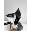 Versace Heel 10cm Gianni Ribbon Pumps Leather Patent White 2024