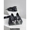 Versace Heel 10cm Gianni Ribbon Pumps Leather Patent Silver 2024