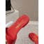 Chanel Shiny Calfskin & Metal Mules G45172 Red 2024