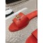 Chanel Shiny Calfskin & Metal Mules G45172 Red 2024