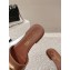 Chanel Shiny Calfskin & Metal Mules G45172 Brown 2024