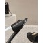 Chanel Shiny Calfskin & Metal Mules G45172 Black 2024