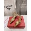 Valentino Rockstud Patent calfskin Sandals Gold Spring 2024