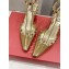 Valentino Rockstud Patent calfskin Sandals Gold Spring 2024