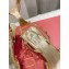 Valentino Rockstud Patent calfskin Sandals Gold Spring 2024