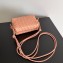 Bottega Veneta Mini Loop Camera Intrecciato leather cross-body Bag MACAROON 2024
