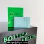 Bottega Veneta Cassette Intreccio leather Credit Card Case TEAL WASHED 2024