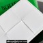 Bottega Veneta Cassette Intreccio leather Credit Card Case White 2024