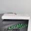 Bottega Veneta Long Clutch Andiamo With Handle Intrecciato leather bag White with metallic knot closure 2024