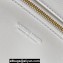 Bottega Veneta Long Clutch Andiamo With Handle Intrecciato leather bag White with metallic knot closure 2024
