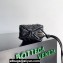 Bottega Veneta Mini Loop Camera Intrecciato leather cross-body Bag Black 2024
