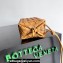 Bottega Veneta Mini Loop Camera Intrecciato leather cross-body Bag ALMOND 2024
