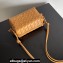 Bottega Veneta Mini Loop Camera Intrecciato leather cross-body Bag ALMOND 2024