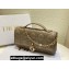 Miss Dior Mini Bag in Cannage Lambskin Camel with Removable jewel chain 2024