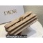 Miss Dior Mini Bag in Cannage Lambskin Beige with Removable jewel chain 2024