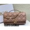 Miss Dior Mini Bag in Cannage Lambskin Dusty Pink with Removable jewel chain 2024