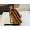 Miss Dior Mini Bag in Cannage Lambskin Brown with Removable jewel chain 2024
