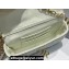 Lady Dior Phone Pouch Bag in Cannage Lambskin White with Removable jewel chain 2024