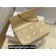 Lady Dior Phone Pouch Bag in Cannage Lambskin Beige with Removable jewel chain 2024