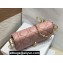 Lady Dior Phone Pouch Bag in Cannage Lambskin Pink with Removable jewel chain 2024