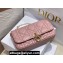 Lady Dior Phone Pouch Bag in Cannage Lambskin Pink with Removable jewel chain 2024
