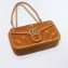 Gucci GG Marmont small shoulder bag 443497 velvet Yellow with small Double G studs 2024