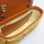 Gucci GG Marmont Mini shoulder bag 446744 velvet Yellow with small Double G studs 2024