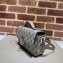 Gucci Petite GG mini shoulder bag 739722 Beige and ebony GG Supreme canvas