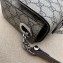 Gucci Petite GG small shoulder bag 739721 Beige and ebony GG Supreme canvas