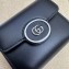 Gucci Petite GG medium wallet 760197 Leather Black