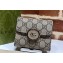 Gucci Petite GG medium wallet 760197 Beige and ebony GG Supreme canvas