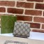 Gucci Petite GG medium wallet 760197 Beige and ebony GG Supreme canvas