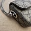 Gucci Petite GG Super mini bag 760194 Beige and ebony GG Supreme canvas