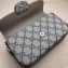 Gucci Petite GG Super mini bag 760194 Beige and ebony GG Supreme canvas