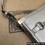 Gucci Horsebit Slim small shoulder bag 764191 Leather Metallic silver
